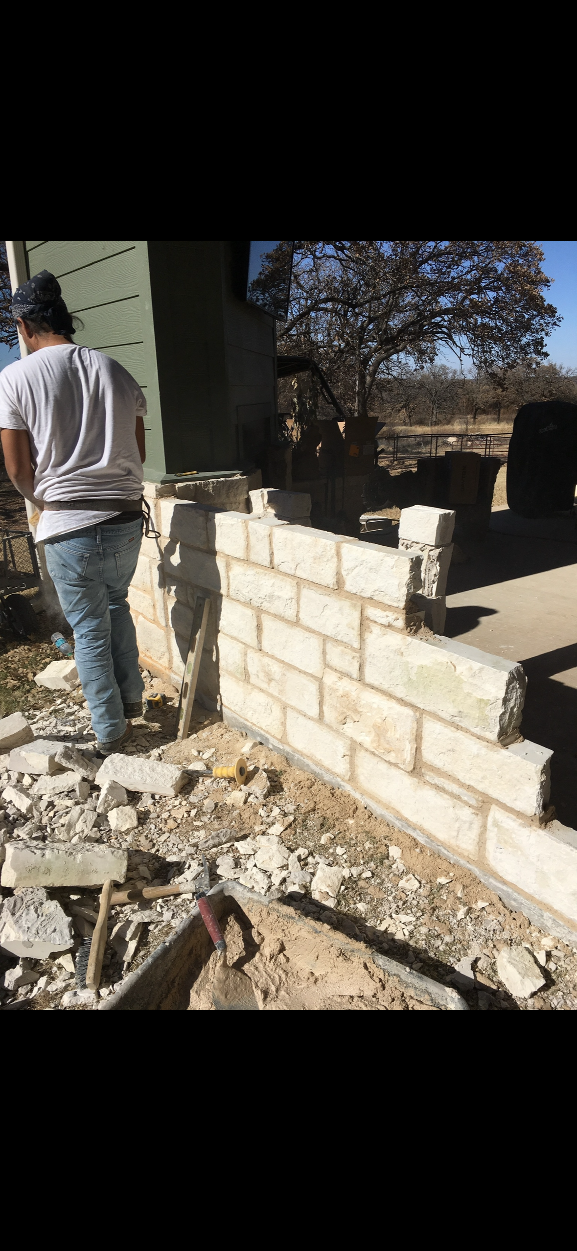 Stamped concrete patio residential DFW